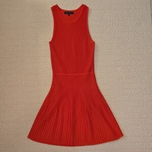 RACHEL Rachel Roy Vibrant Red Midi Dress